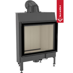 Krbová vložka Kratki NADIA 13kW samozavírací dvířka
